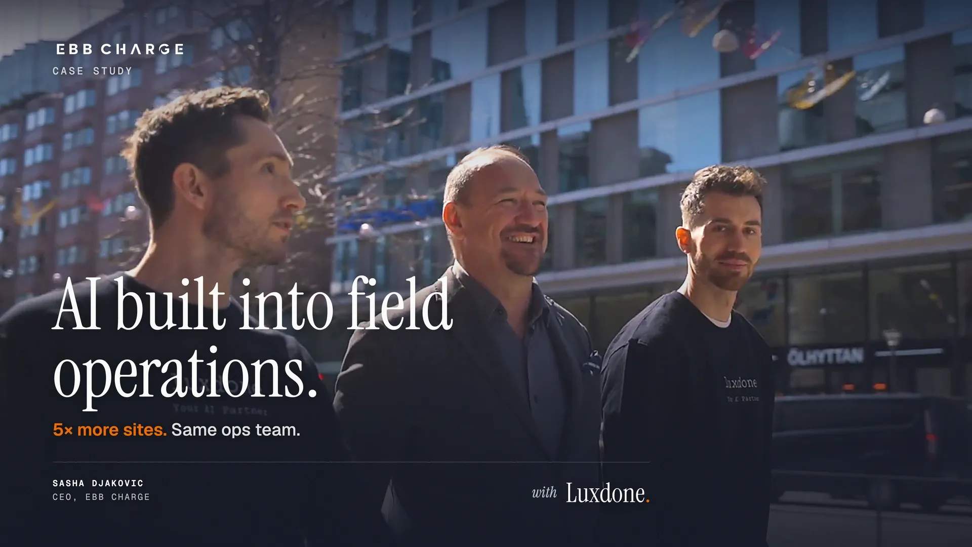 EBB Charge customer reel