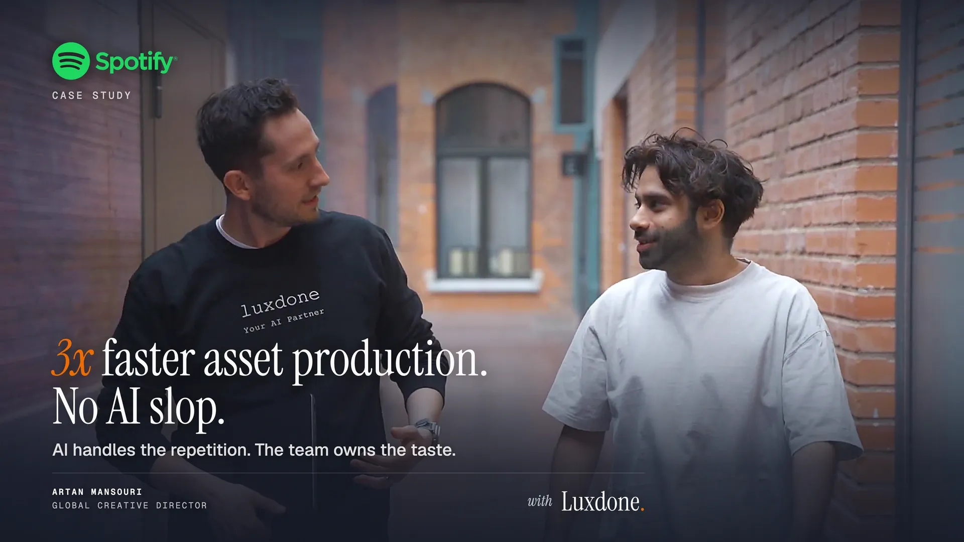 Spotify customer reel