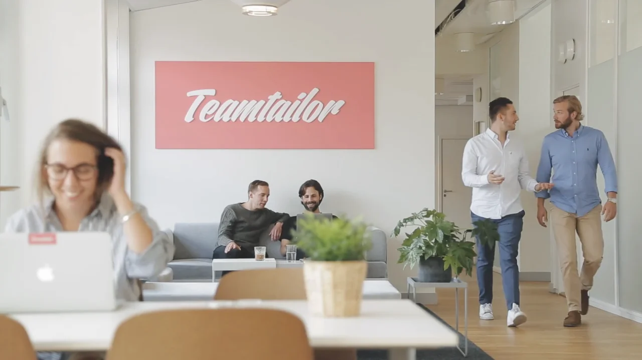 Teamtailor customer success story video - AI-savvy developers helping scale tech teams